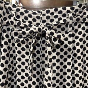 Polka Dot Bow Tie Palazzo Pant
